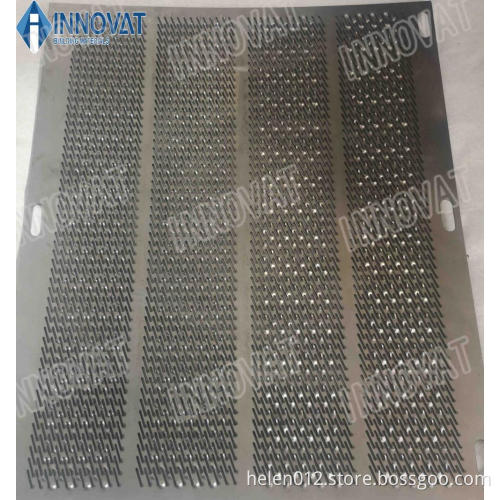 Perforated metal mesh panel and sheet